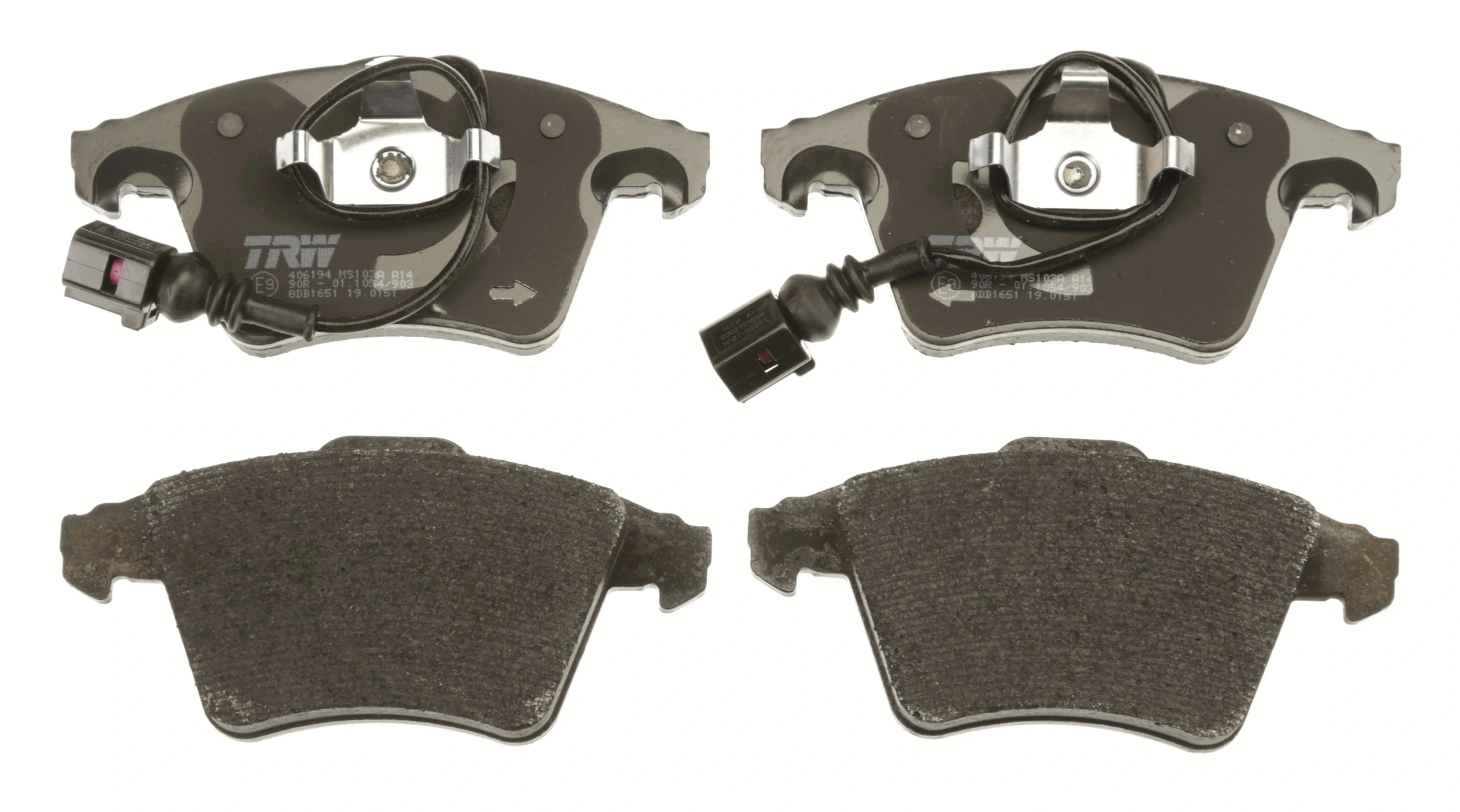 Brake Pad Set, disc brake COTEC GDB1651