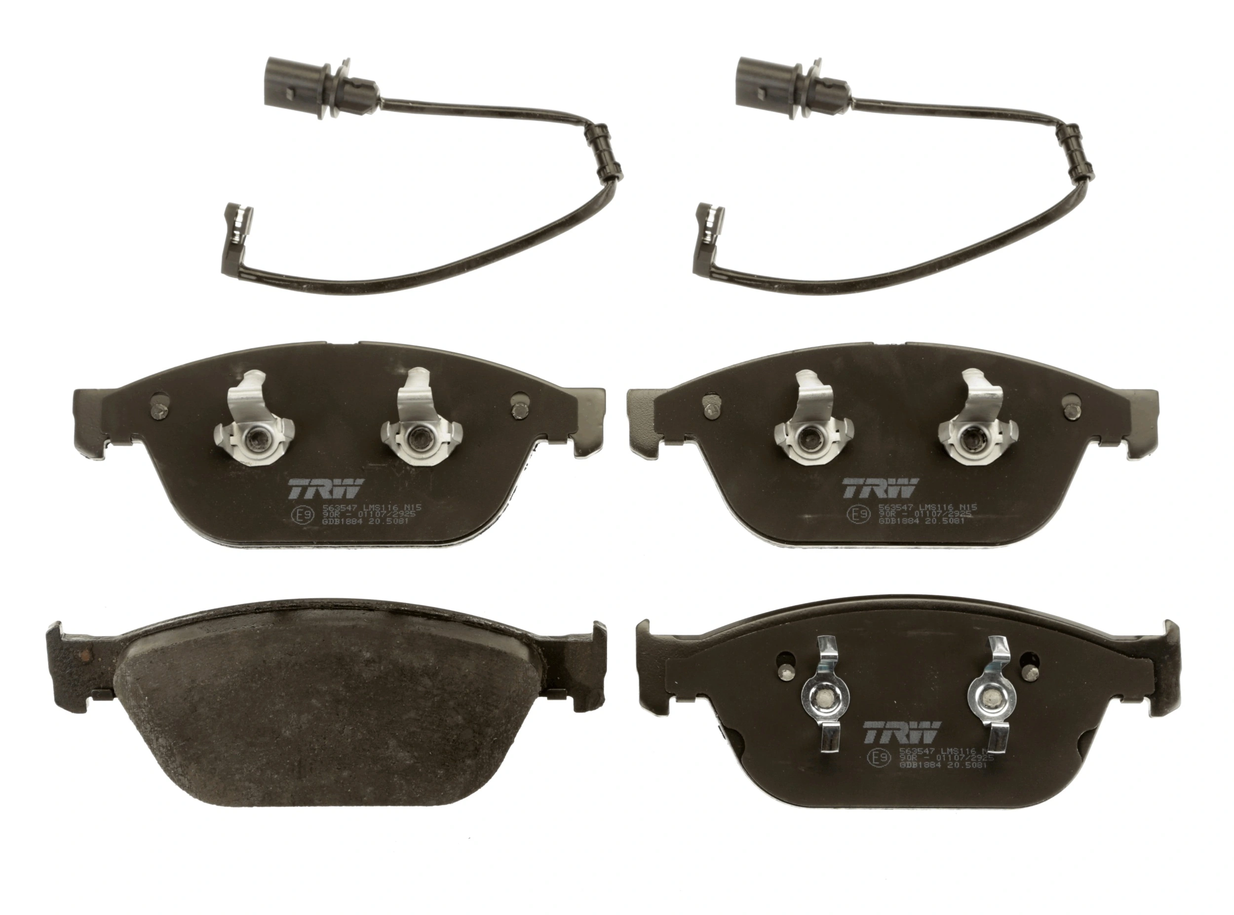 Brake Pad Set, disc brake COTEC GDB1884