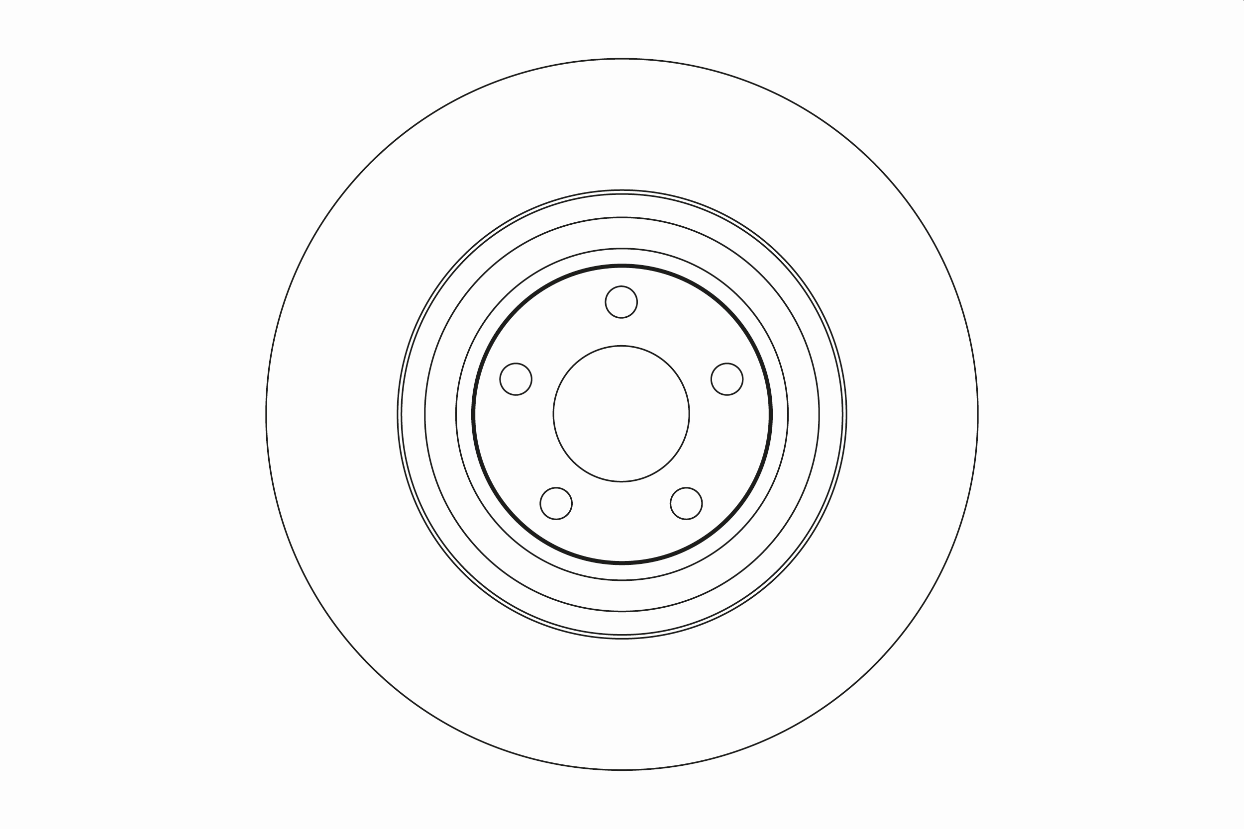 Brake Disc TRW SINGLE DF4268S