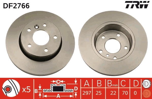 Brake Disc DF2766