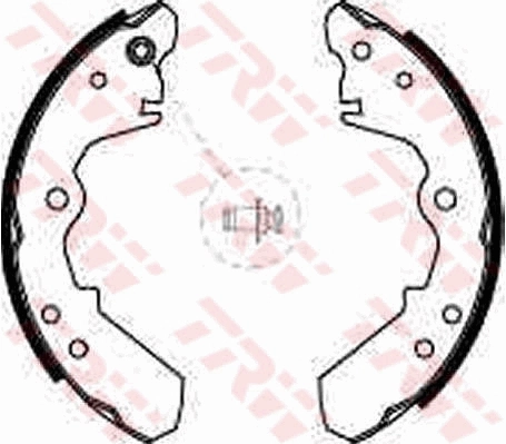 TRW GS6245 Brake Shoe Set