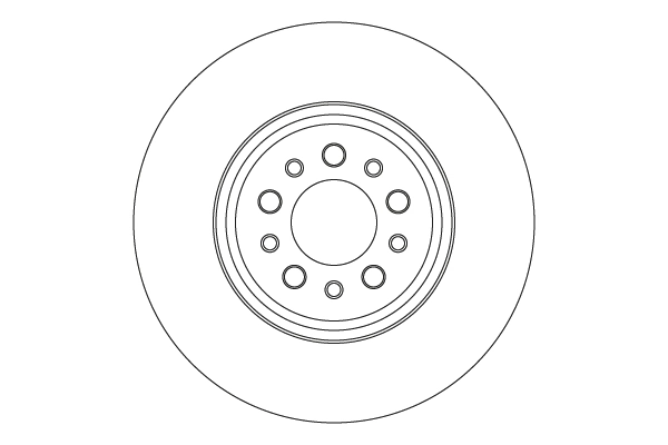 Brake Disc TRW SINGLE DF3969S