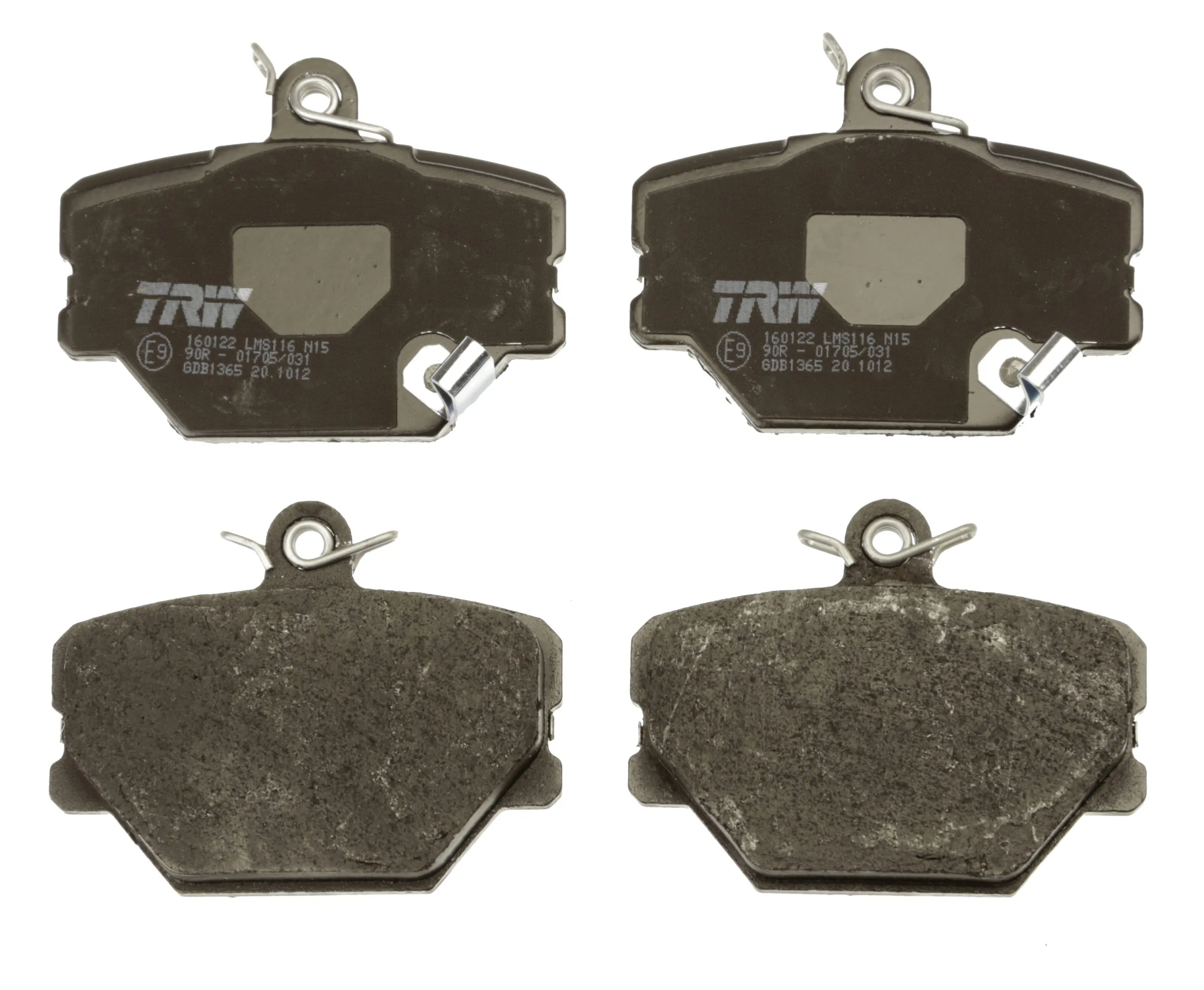 Brake Pad Set, disc brake COTEC GDB1365