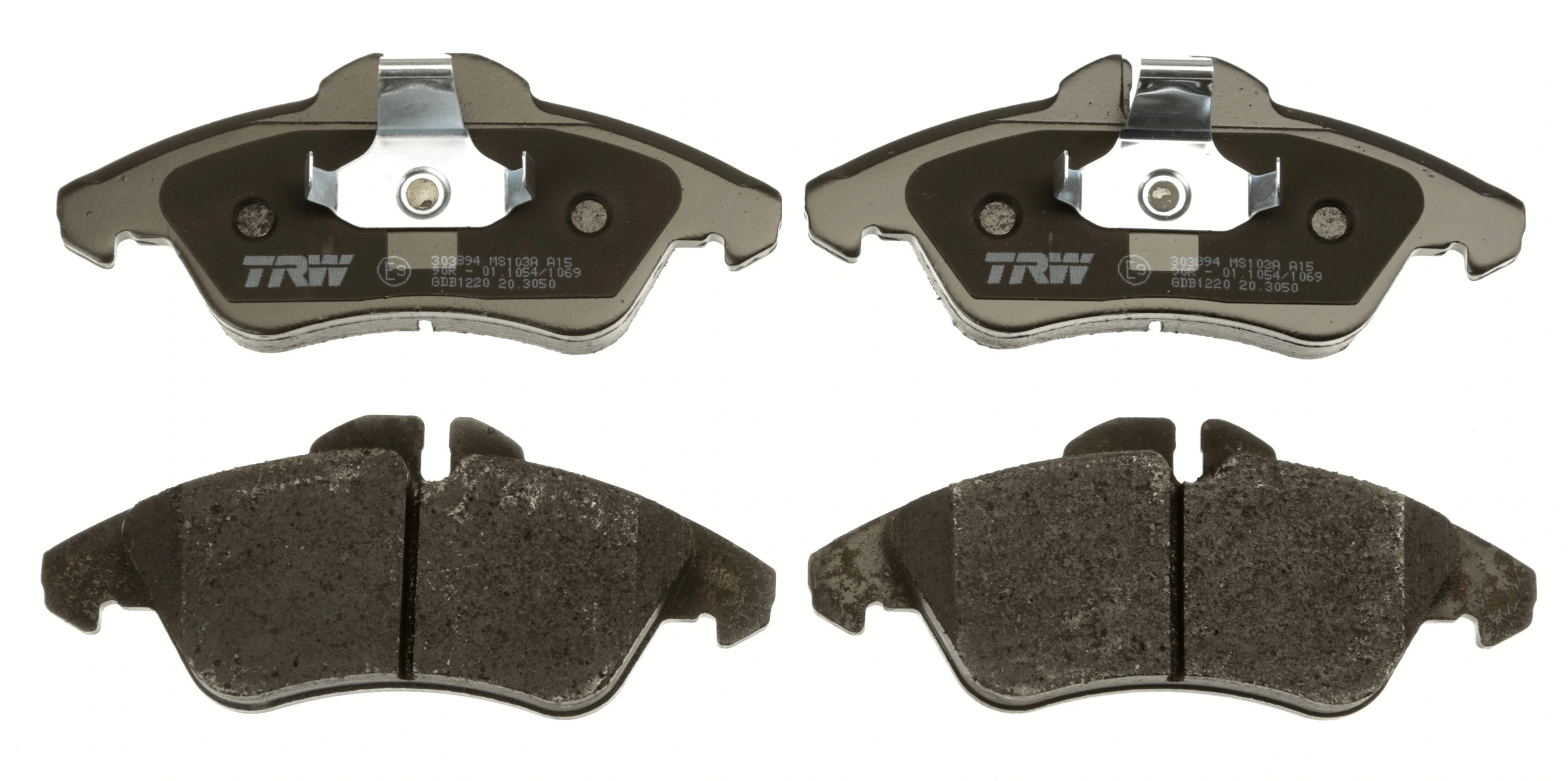Brake Pad Set, disc brake COTEC GDB1220