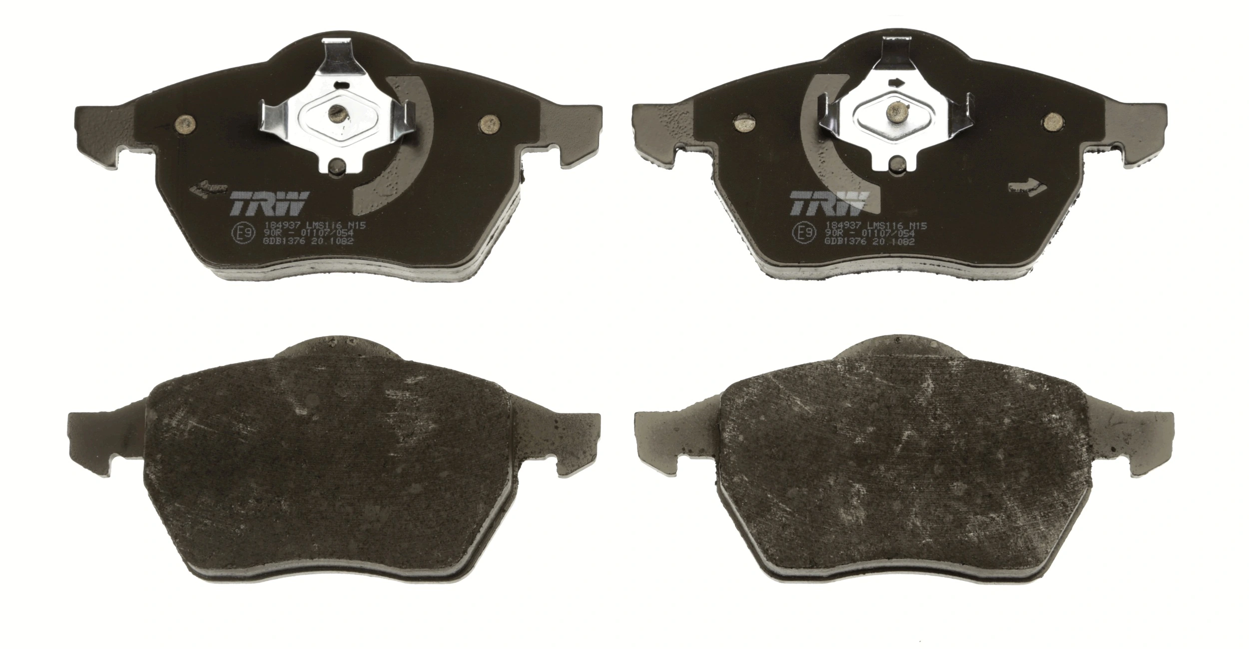 Brake Pad Set, disc brake COTEC GDB1376