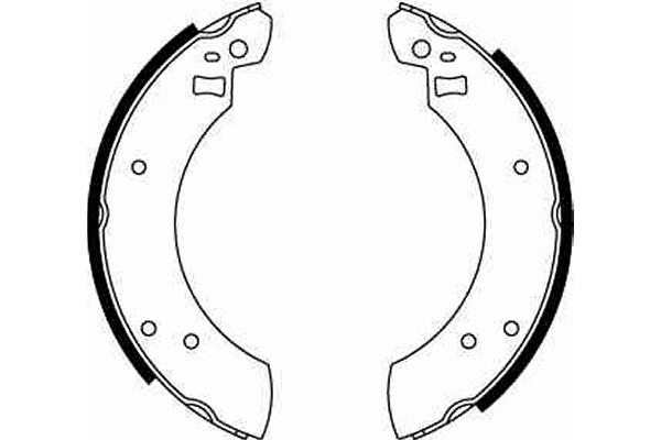 Brake Shoe Set GS6125