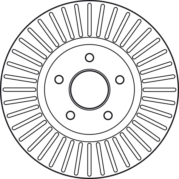 Brake Disc TRW SINGLE DF6019S