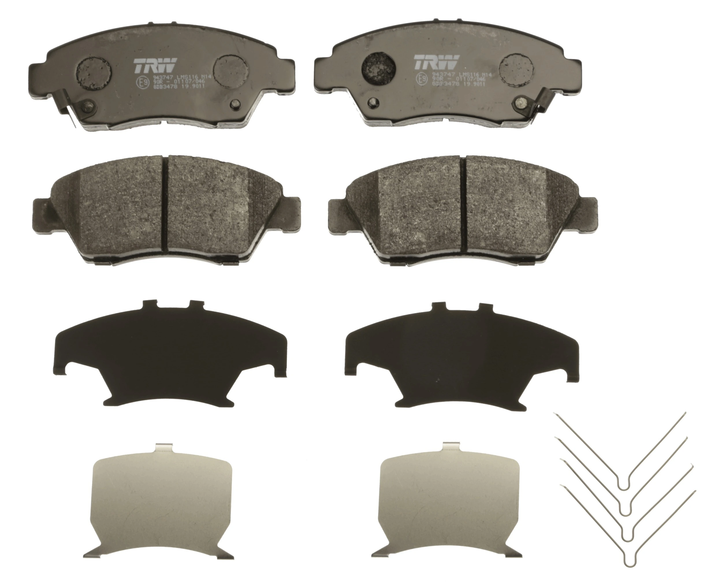 Brake Pad Set, disc brake GDB3478