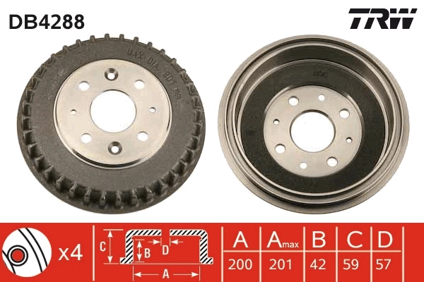 Brake Drum DB4288