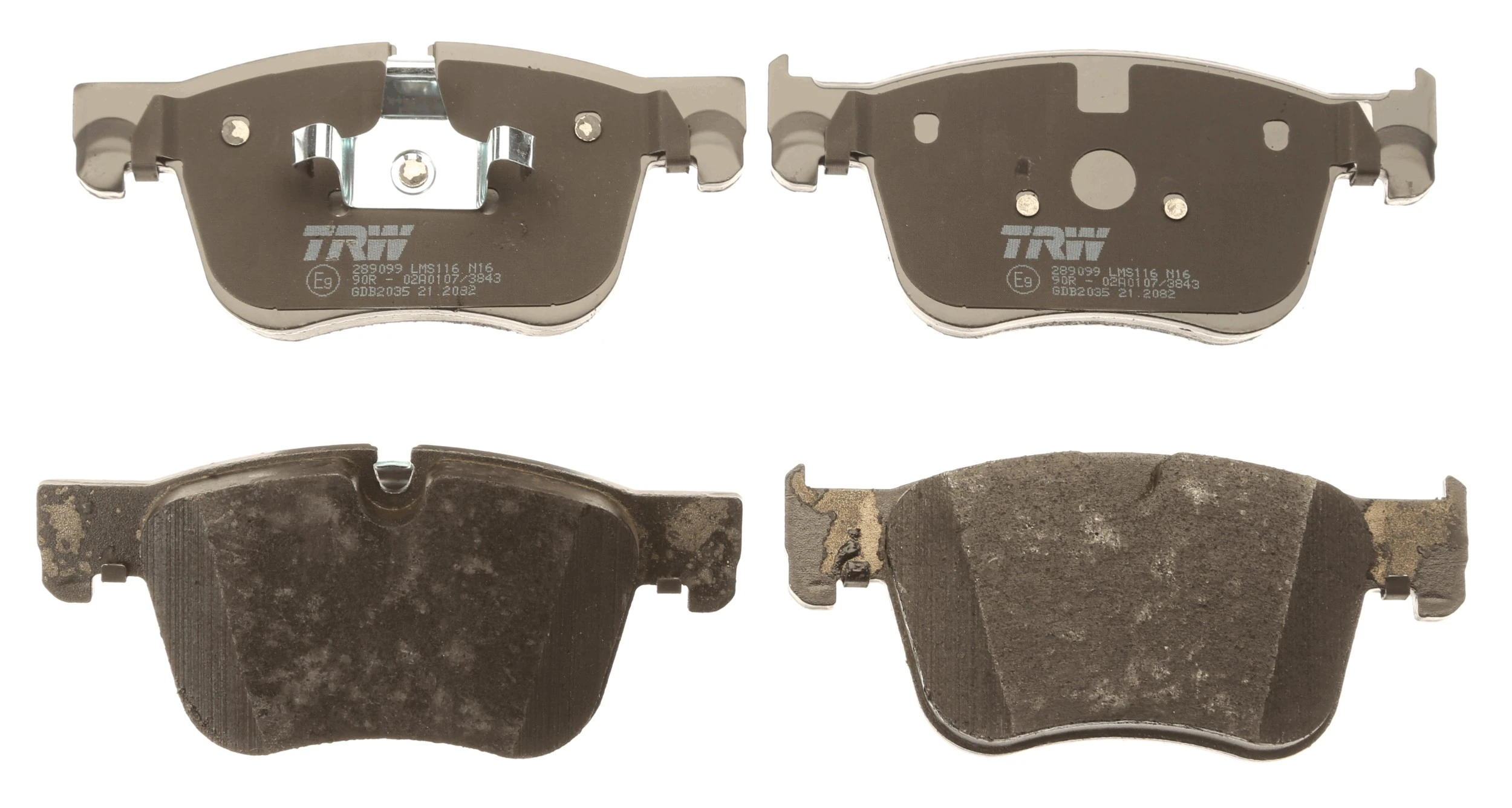 Brake Pad Set, disc brake COTEC GDB2035