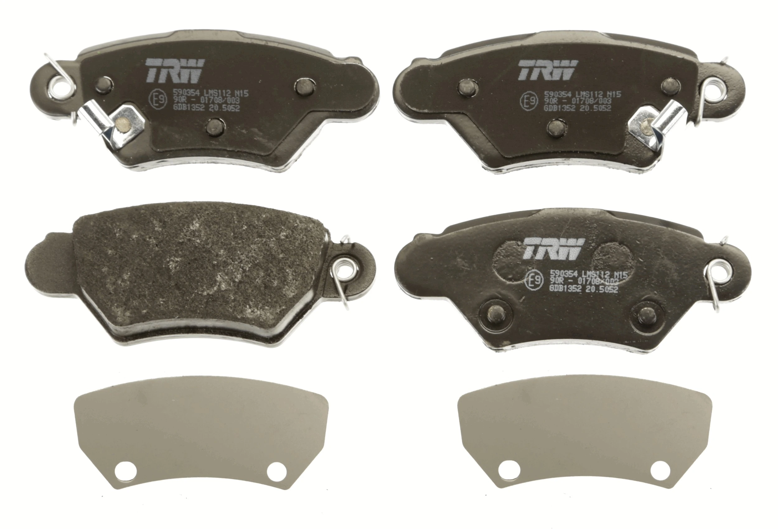 Brake Pad Set, disc brake COTEC GDB1352
