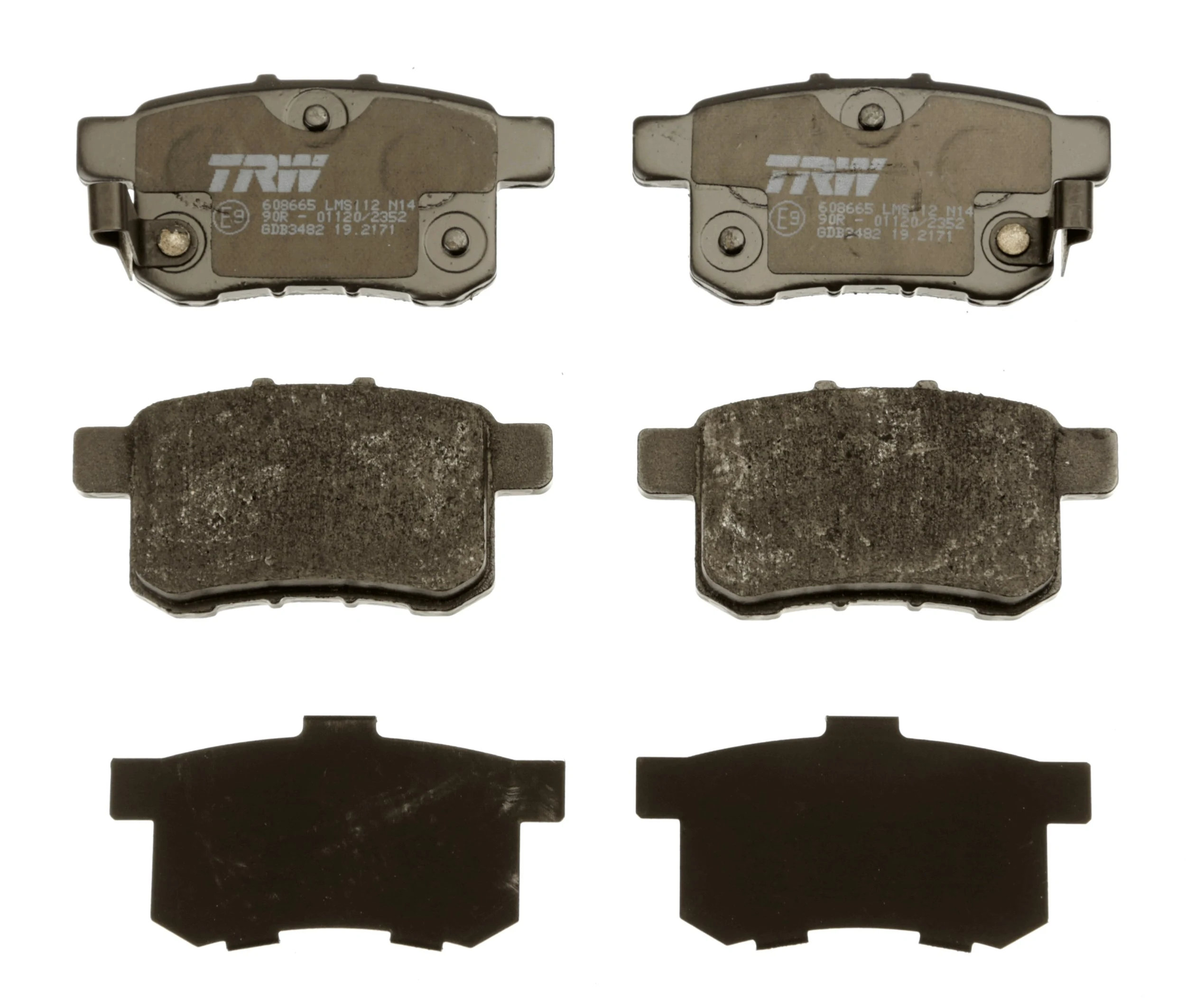 Brake Pad Set, disc brake COTEC GDB3482