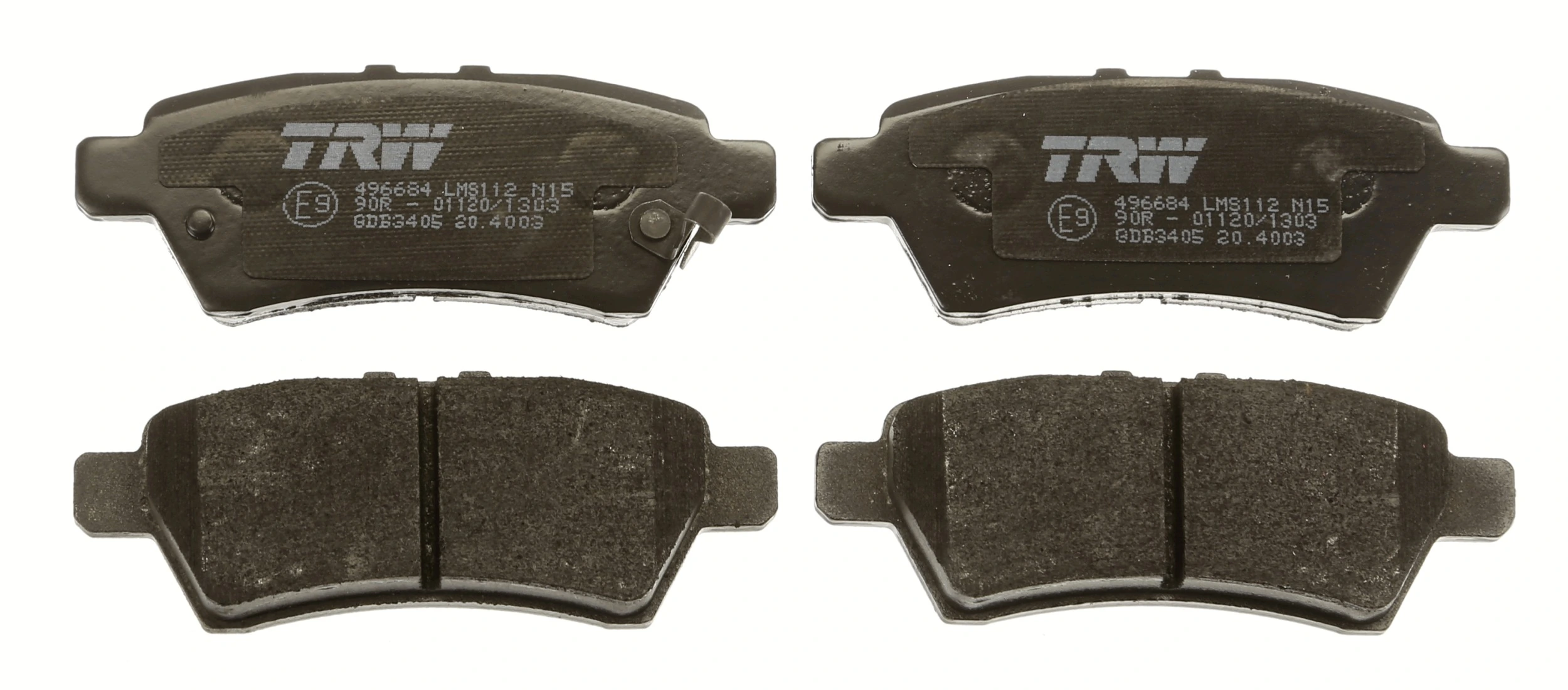 Brake Pad Set, disc brake COTEC GDB3405