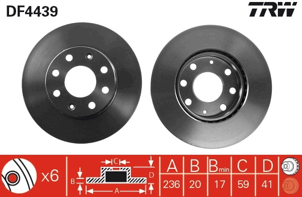 Brake Disc DF4439