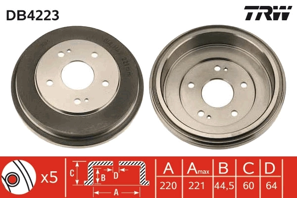 Brake Drum DB4223
