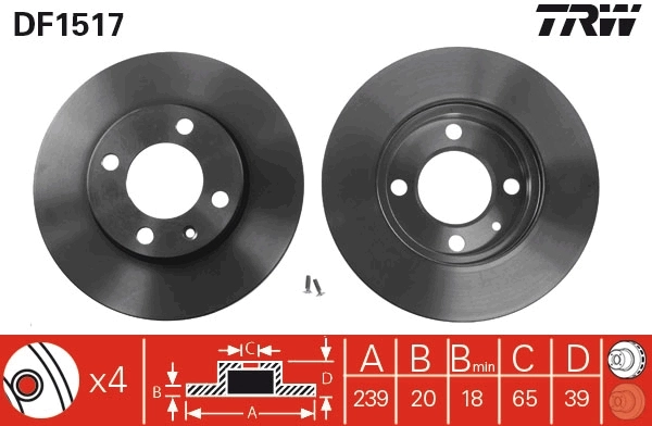Brake Disc DF1517
