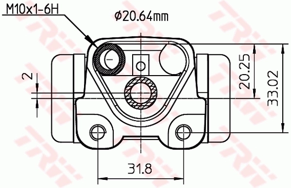 TRW BWF291 Wheel Brake Cylinder