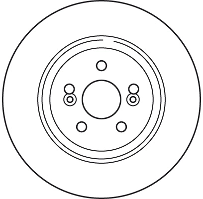 Brake Disc TRW SINGLE DF6117S