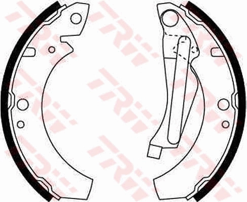 TRW GS8066 Brake Shoe Set