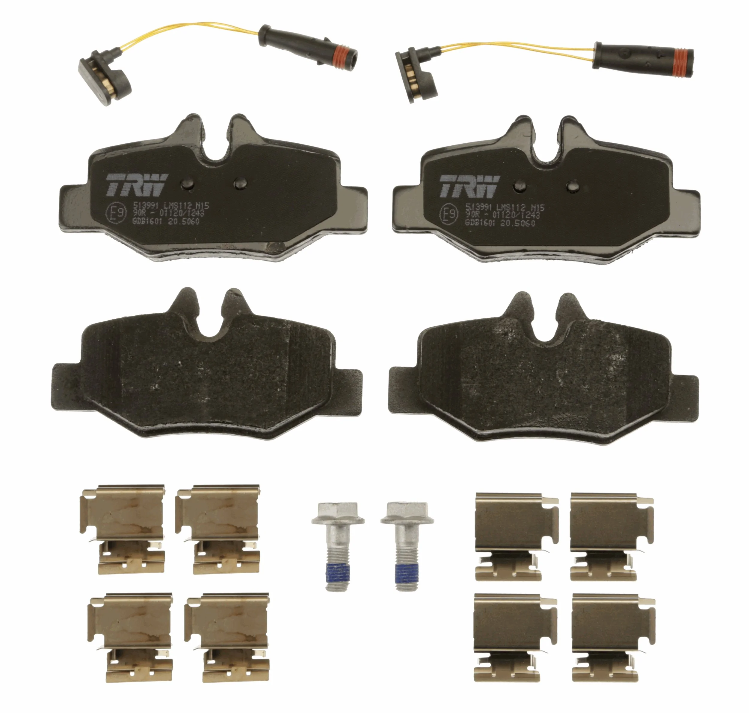 Brake Pad Set, disc brake COTEC GDB1601