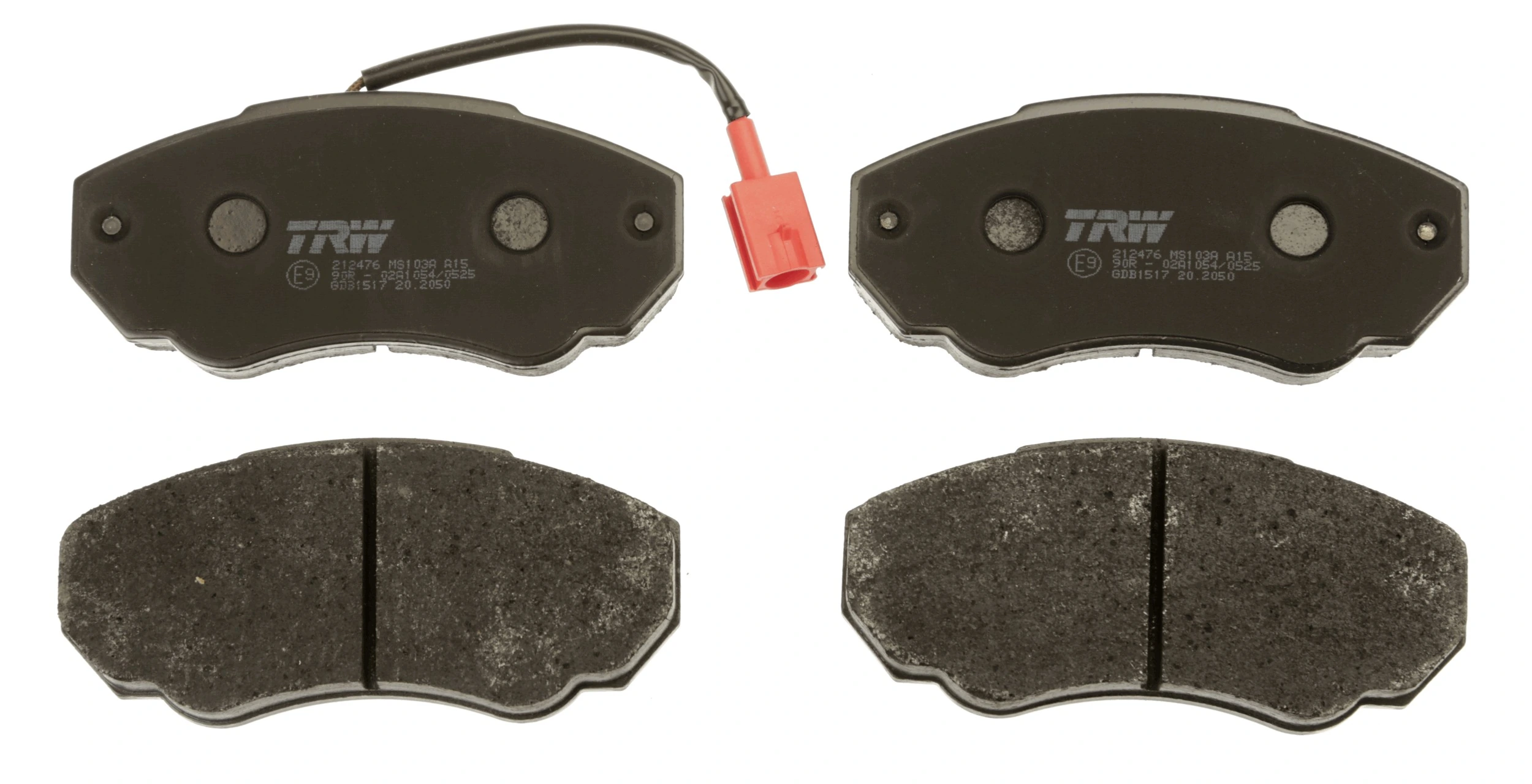 Brake Pad Set, disc brake COTEC GDB1517