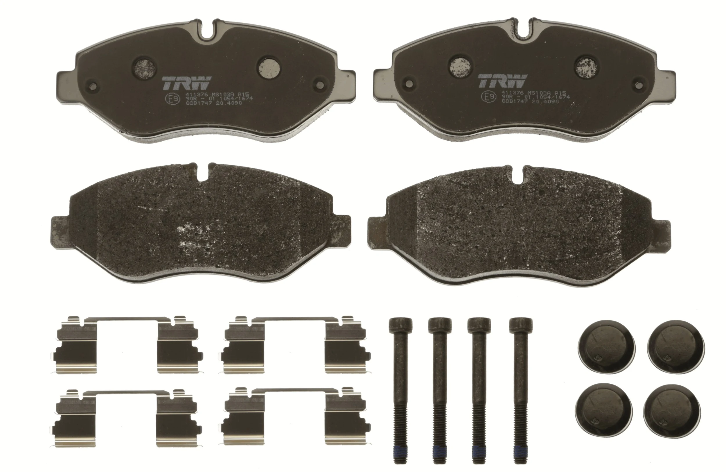 Brake Pad Set, disc brake COTEC GDB1747
