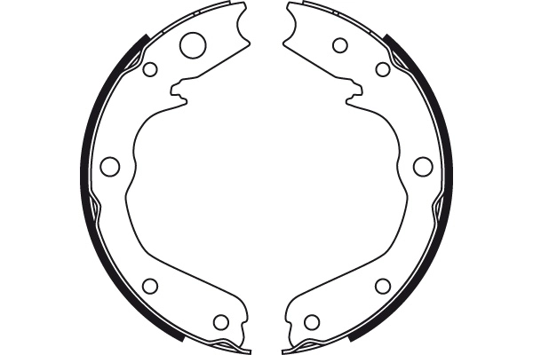 Brake Shoe Set, parking brake GS8497