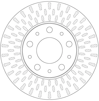 Bremsscheibe TRW SINGLE DF4771S