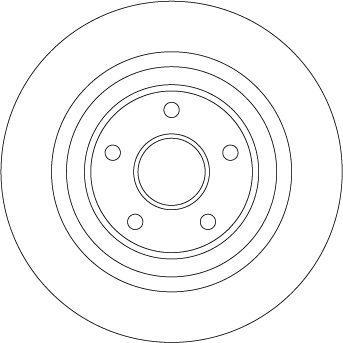 Bremsscheibe TRW SINGLE DF4413BS
