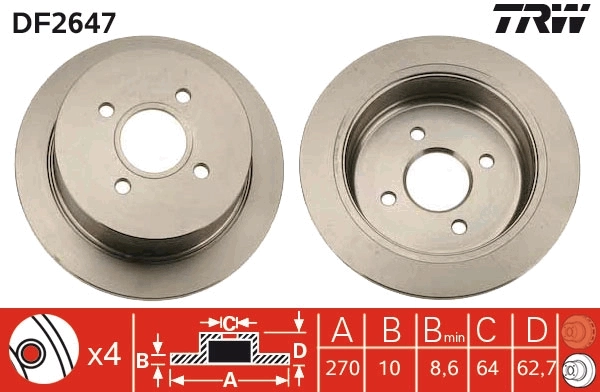 Brake Disc DF2647