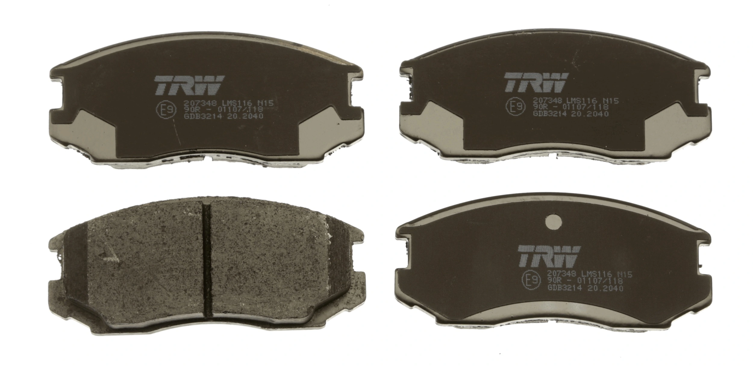 Brake Pad Set, disc brake COTEC GDB3214