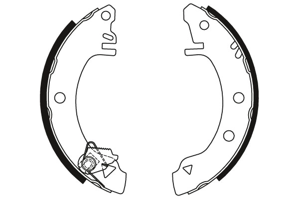 TRW GS8320 Brake Shoe Set