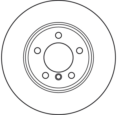 Brake Disc TRW SINGLE DF6119S