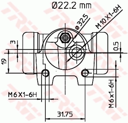 TRW BWH133 Wheel Brake Cylinder