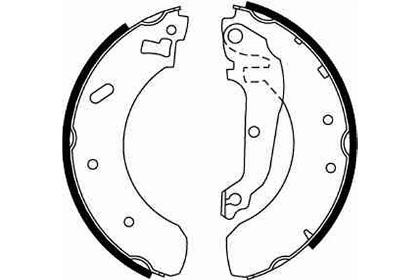 TRW GS6215 Brake Shoe Set