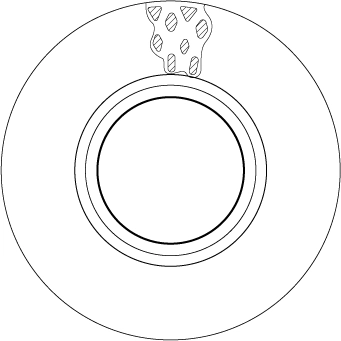 TRW DF5107S Brake Disc