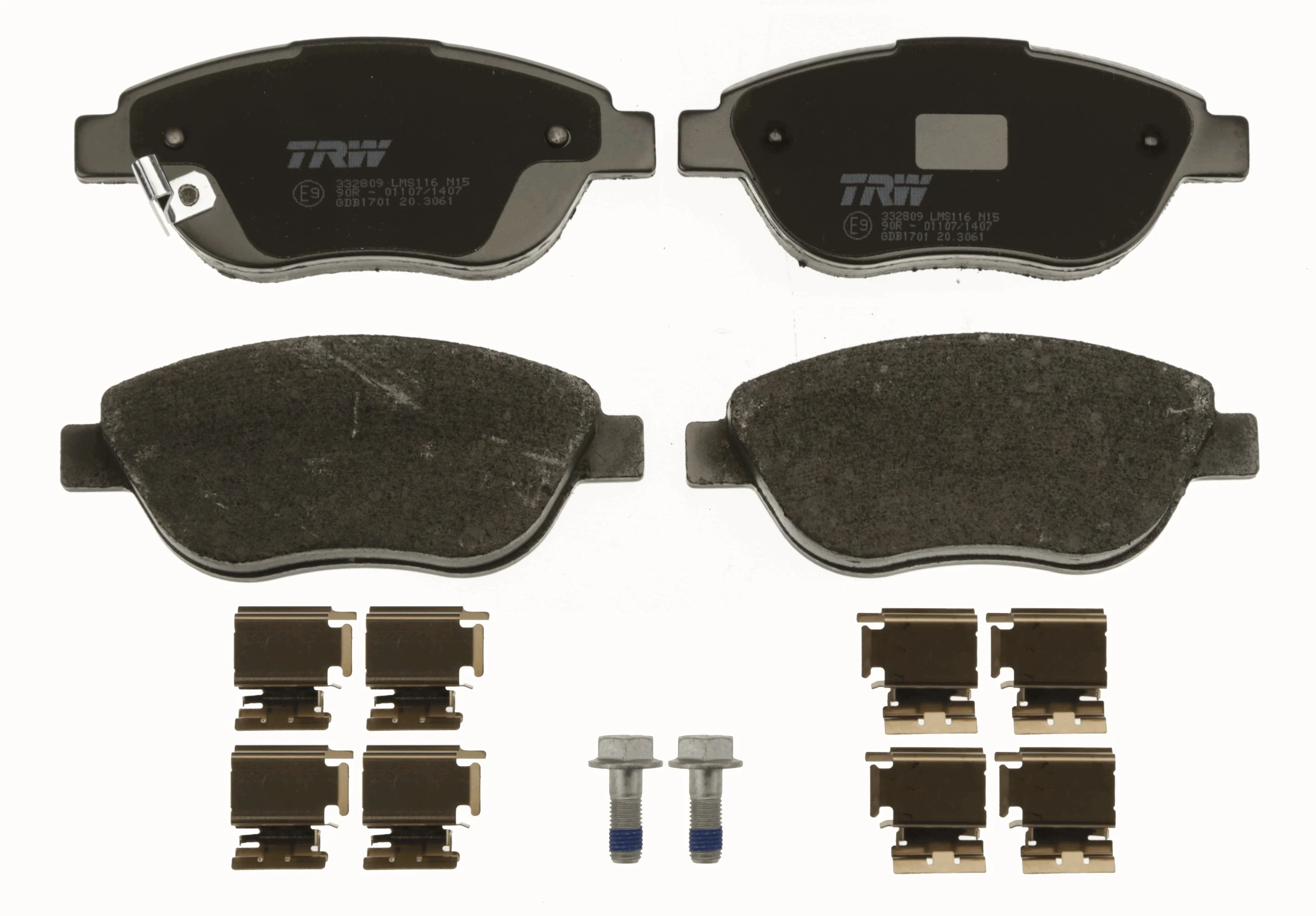 Brake Pad Set, disc brake COTEC GDB1701