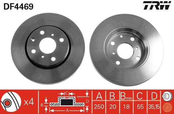 Brake Disc DF4469