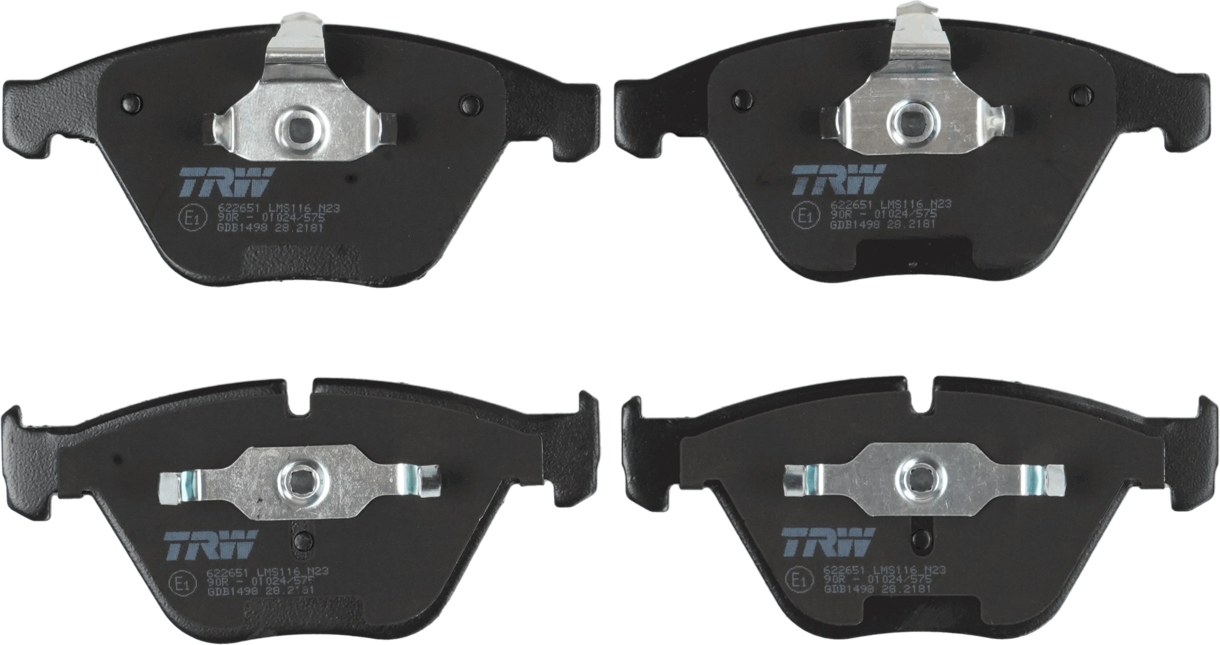 Brake Pad Set, disc brake COTEC GDB1498