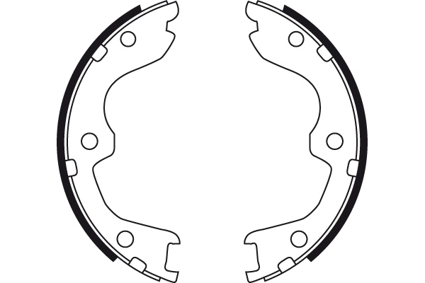Brake Shoe Set, parking brake GS8730