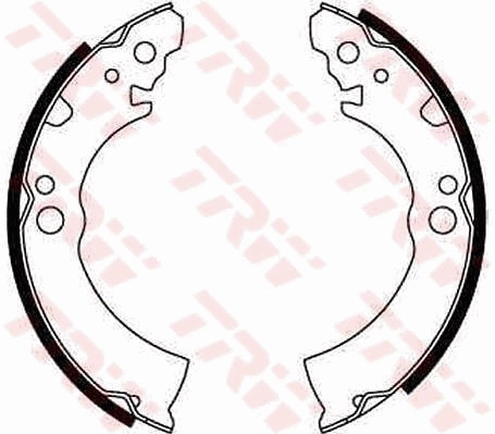 TRW GS8157 Brake Shoe Set