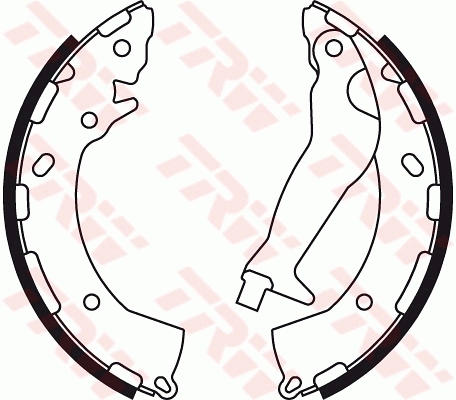 TRW GS8785 Brake Shoe Set