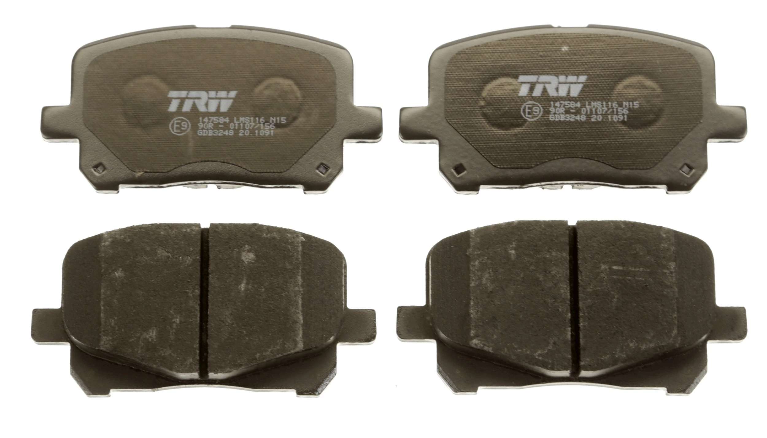 Brake Pad Set, disc brake COTEC GDB3248