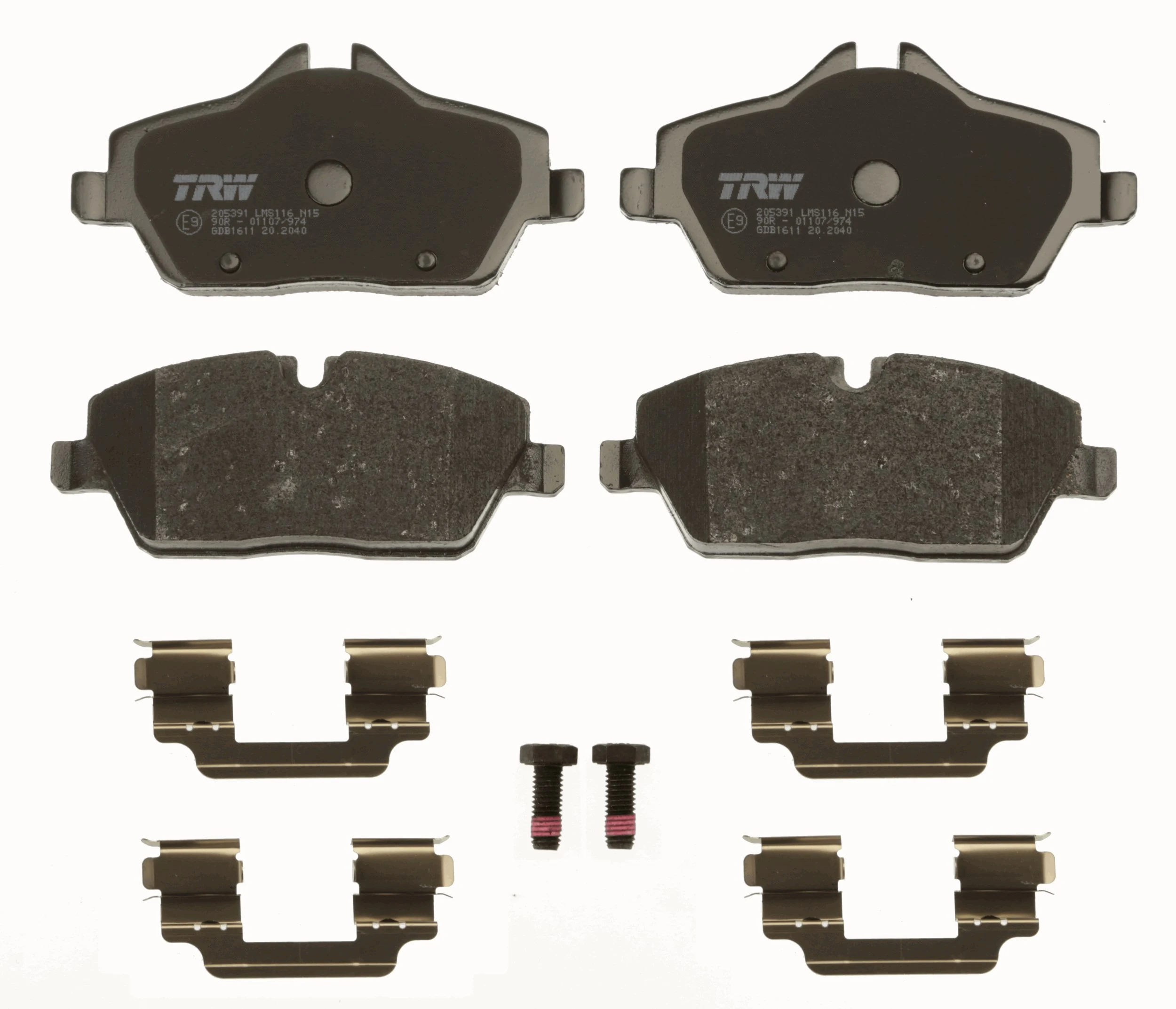 Brake Pad Set, disc brake COTEC GDB1611