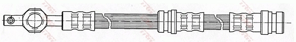 TRW PHD652 Brake Hose