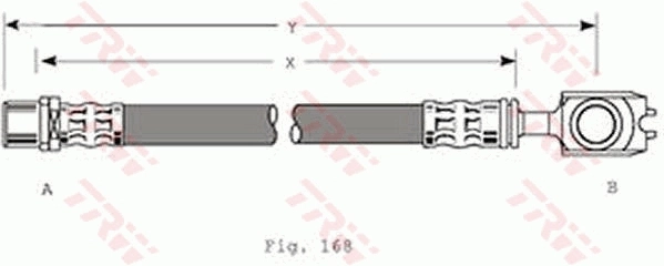 TRW PHD309 Brake Hose