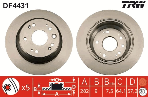 Brake Disc DF4431