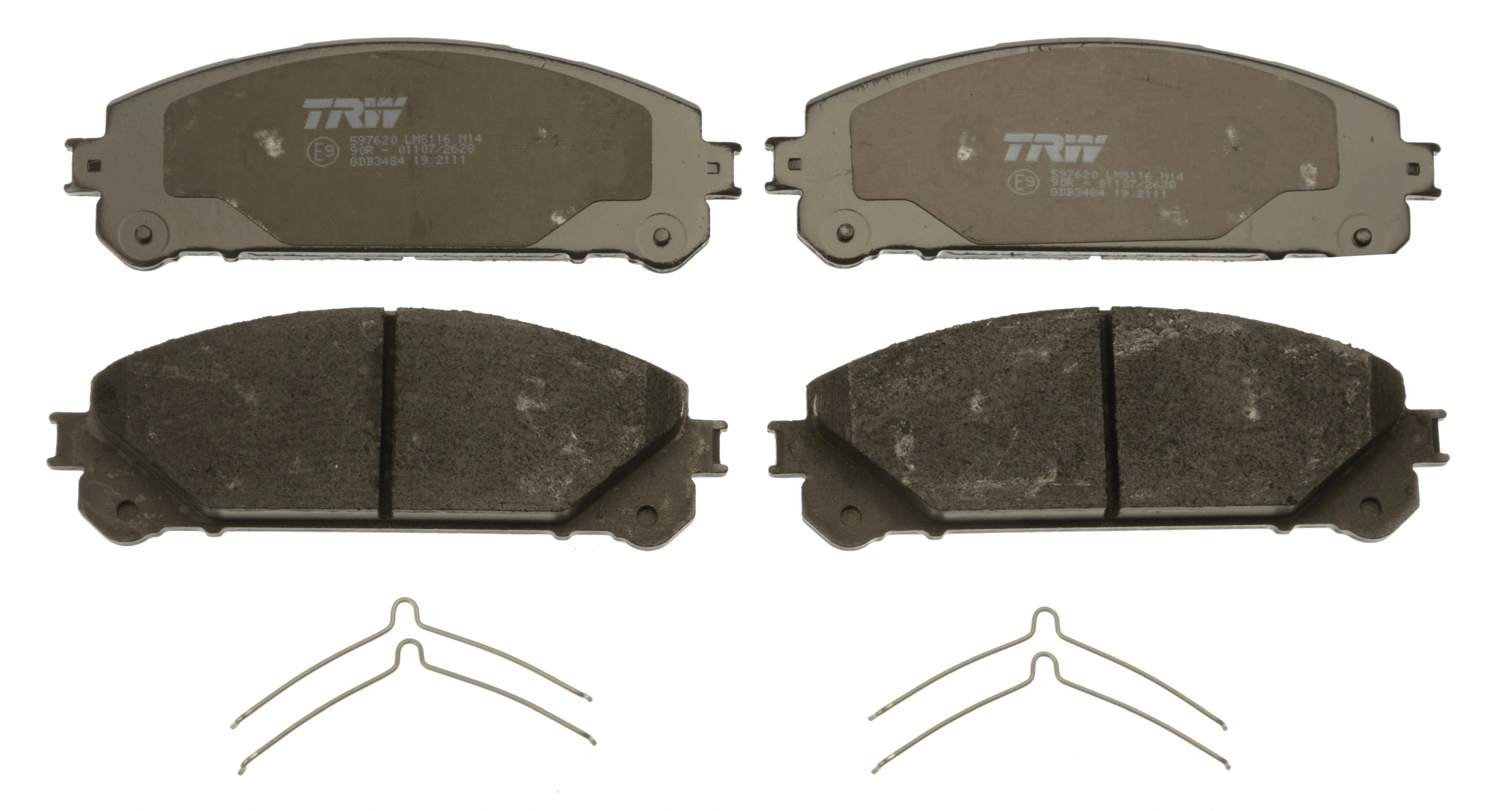 Brake Pad Set, disc brake COTEC GDB3484