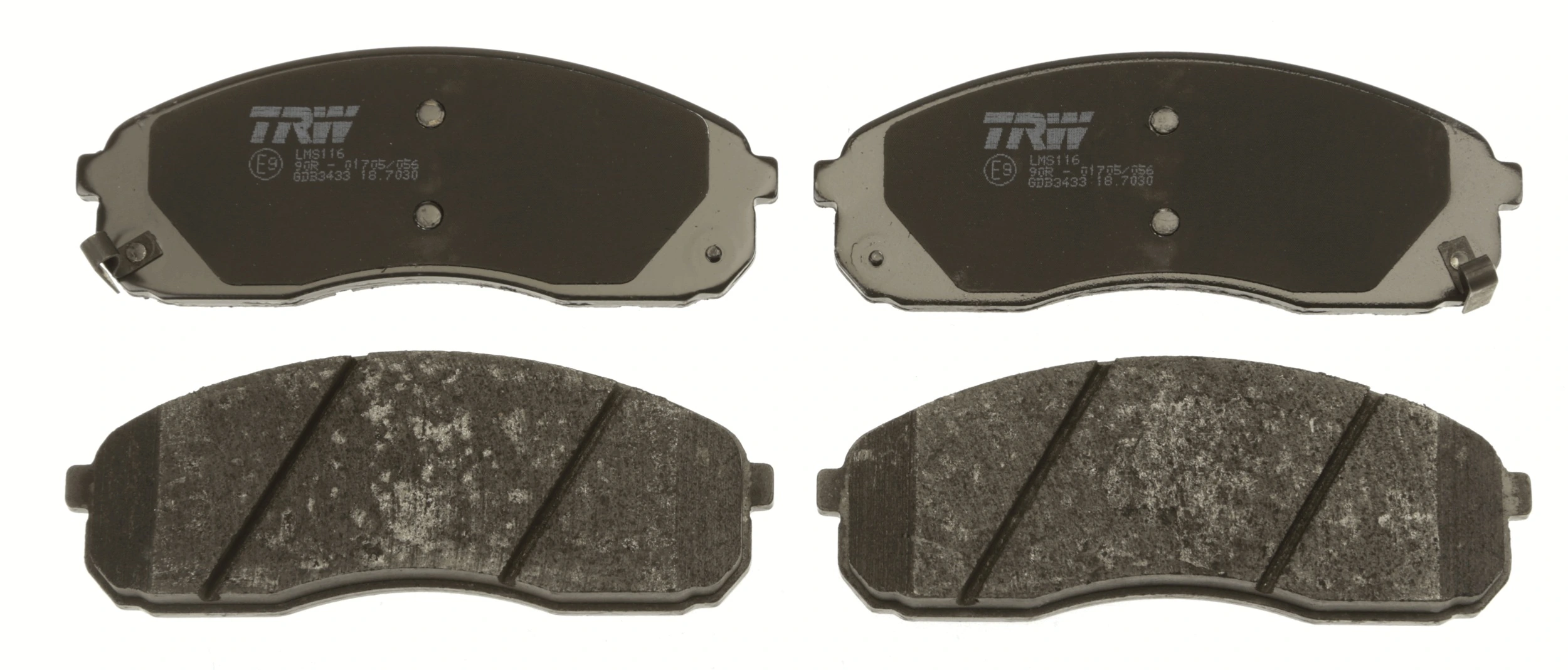 Brake Pad Set, disc brake COTEC GDB3433