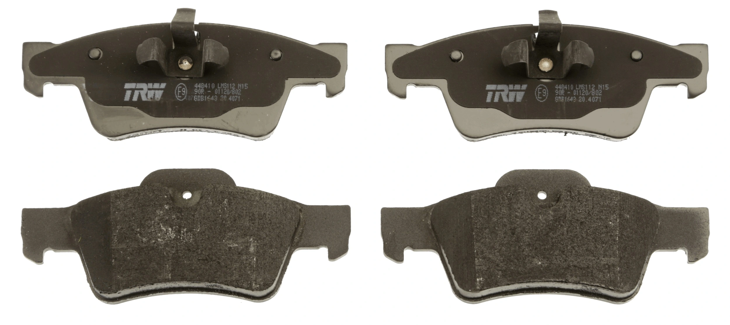 Brake Pad Set, disc brake COTEC GDB1643